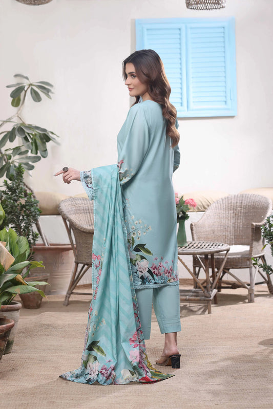 Petal Symphony | 3Pc Luxury Digital Printed Lawn
