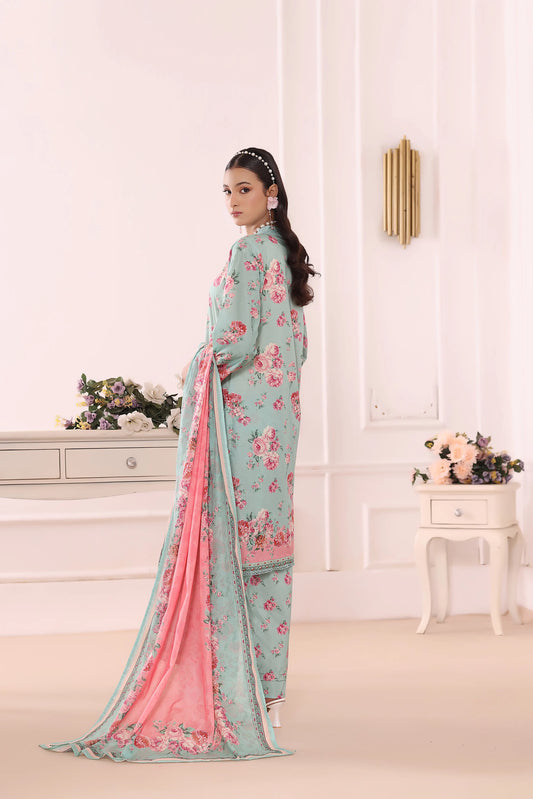 Tuscan Terrace | 3Pc Luxury Digital Printed Lawn