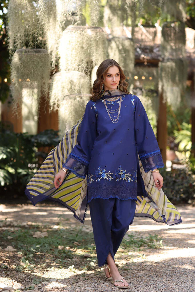 Noor Eid Luxe Printedkari Lawn – D3-A