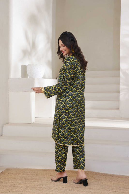 CO-ORDS | 2Pc Luxury Digital Printed Lawn