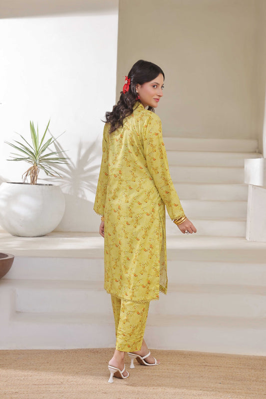 CO-ORDS | 2Pc Luxury Digital Printed Lawn