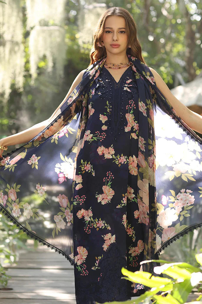 Noor Eid Luxe Printedkari Lawn – D8-B