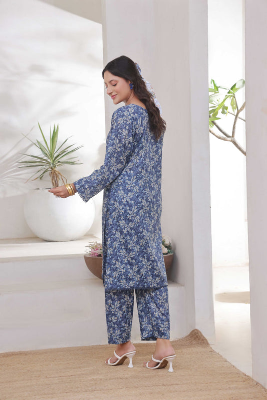 CO-ORDS | 2Pc Luxury Digital Printed Lawn