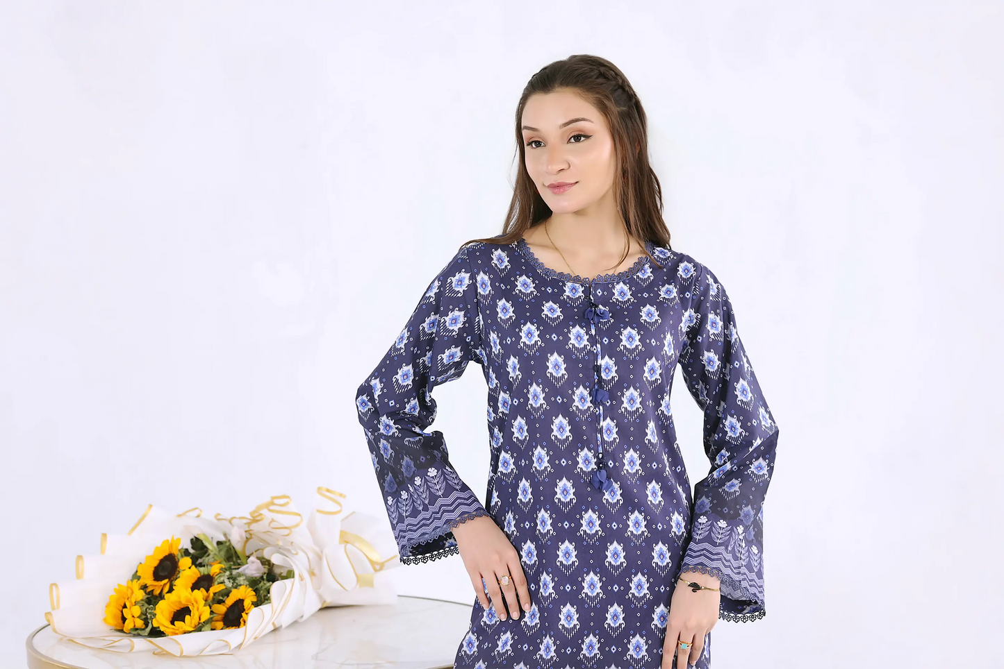 Midnight Ikat Floral Co-ord