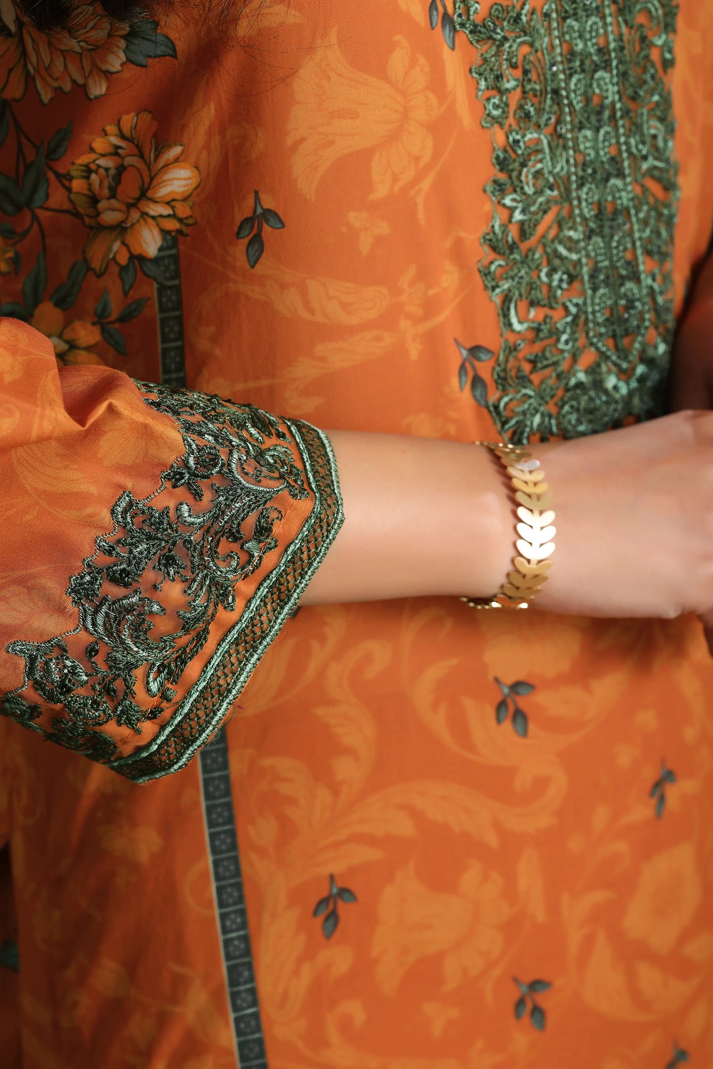 Orchid Stripe | 3Pc Ready to Wear Embroidered Mauve Lawn