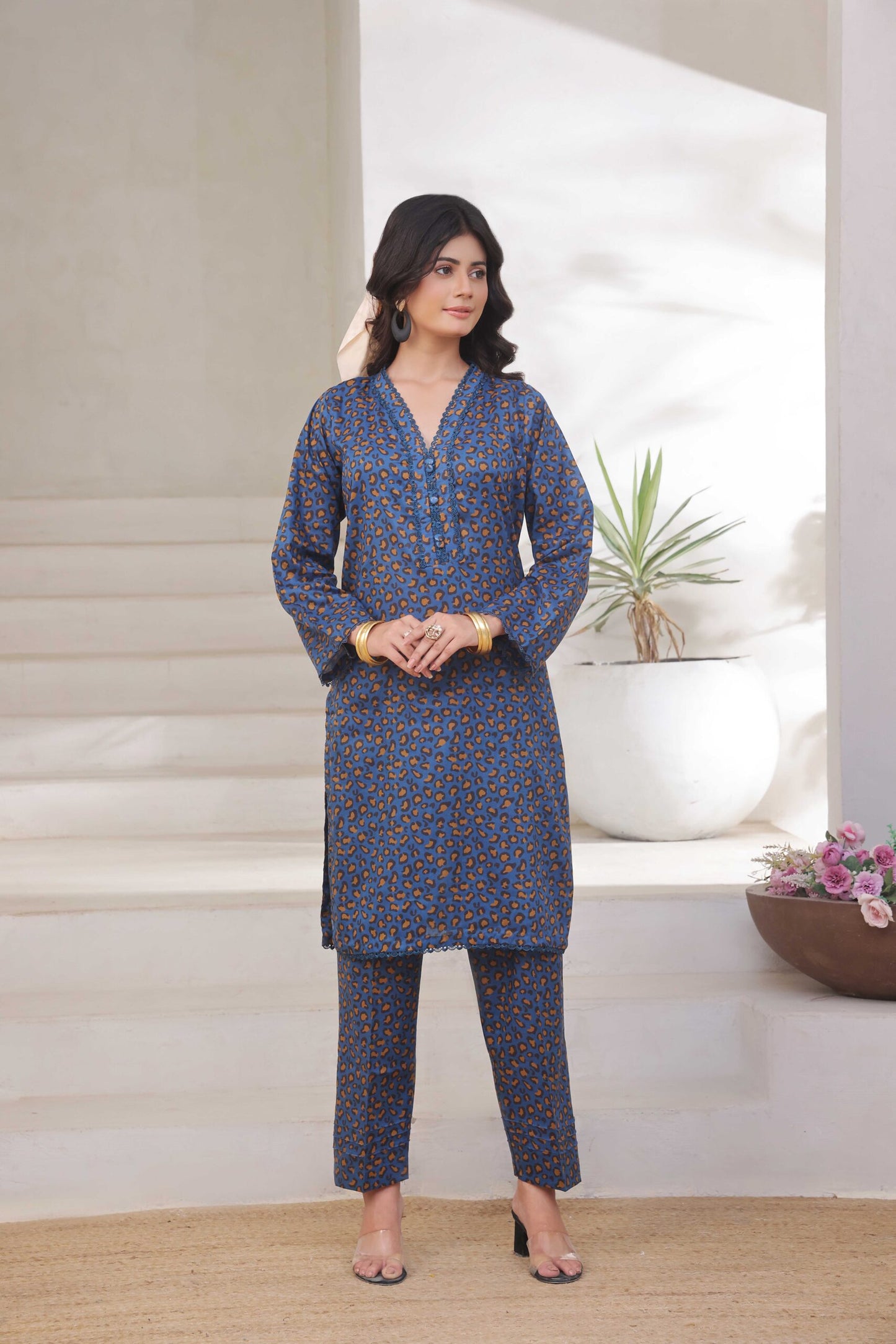 CO-ORDS | 2Pc Luxury Digital Printed Lawn
