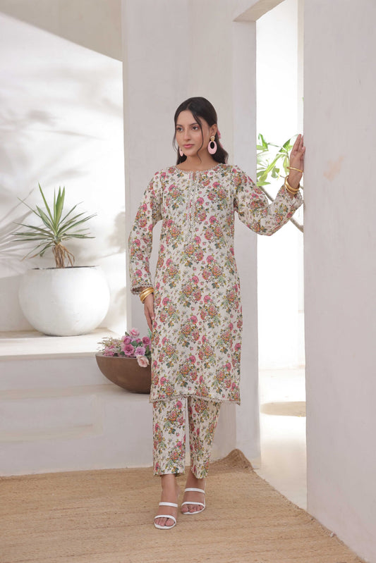 CO-ORDS | 2Pc Luxury Digital Printed Lawn (Copy)