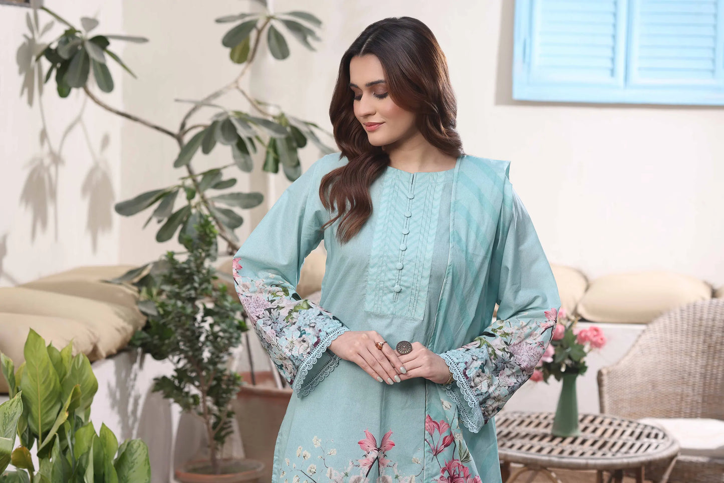 Petal Symphony | 3Pc Luxury Digital Printed Lawn
