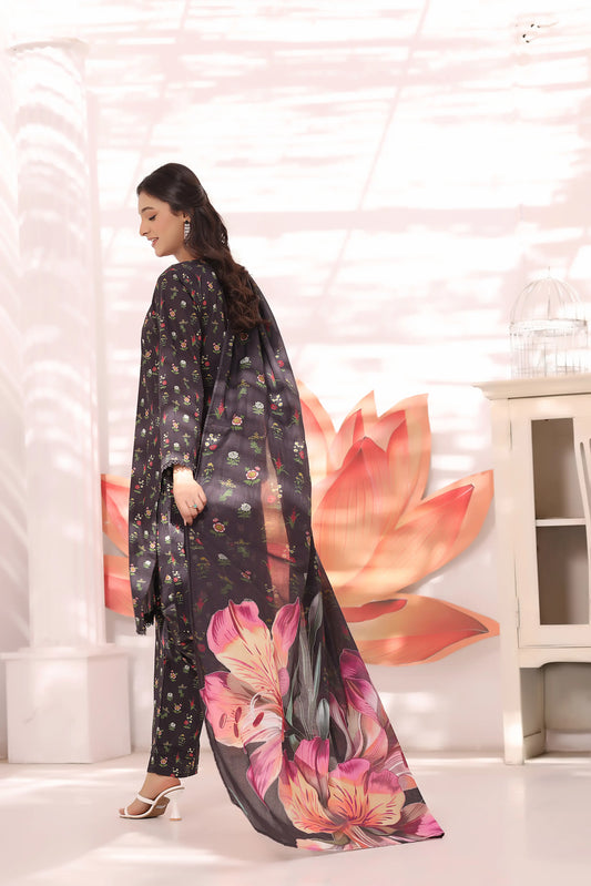 Azure Breeze | 3Pc Luxury Digital Printed Lawn