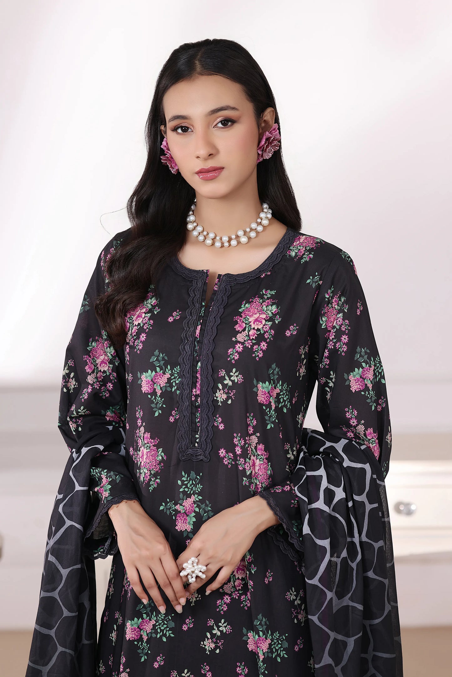 Amber Ethnic | 3Pc Luxury Digital Printed Lawn
