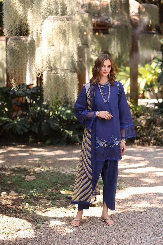 Noor Eid Luxe Printedkari Lawn – D3-A