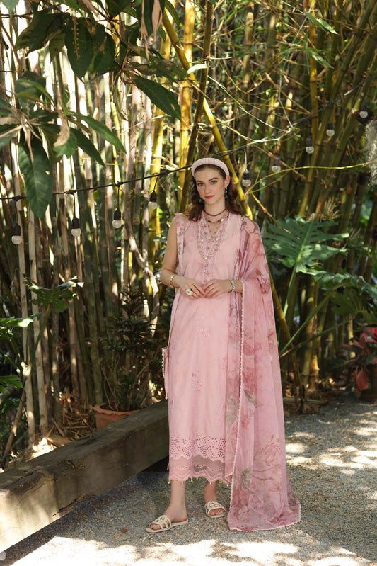 Noor Eid Luxe Printedkari Lawn – D5-A