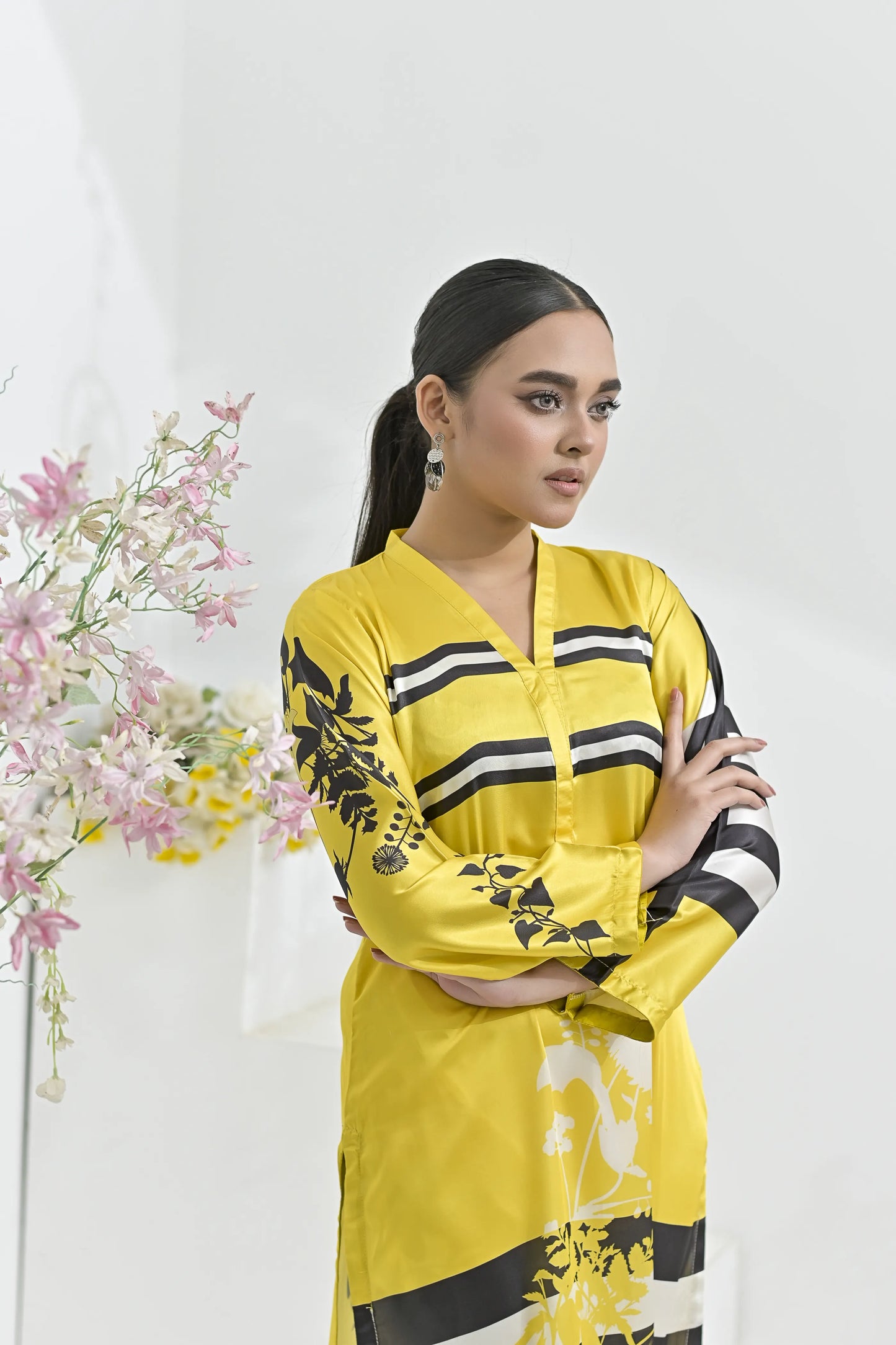 Canary Mod | Ready-to-Wear Digital Printed Charmuse Silk