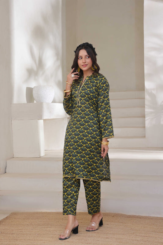CO-ORDS | 2Pc Luxury Digital Printed Lawn