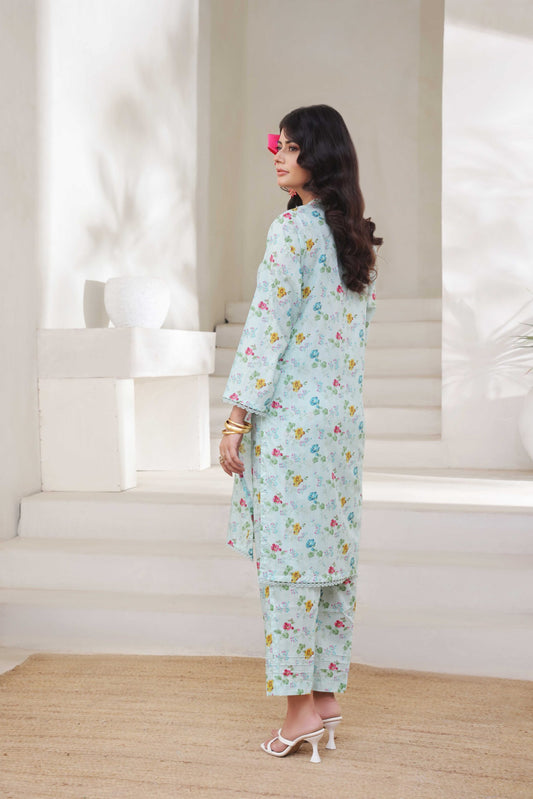 CO-ORDS | 2Pc Luxury Digital Printed Lawn