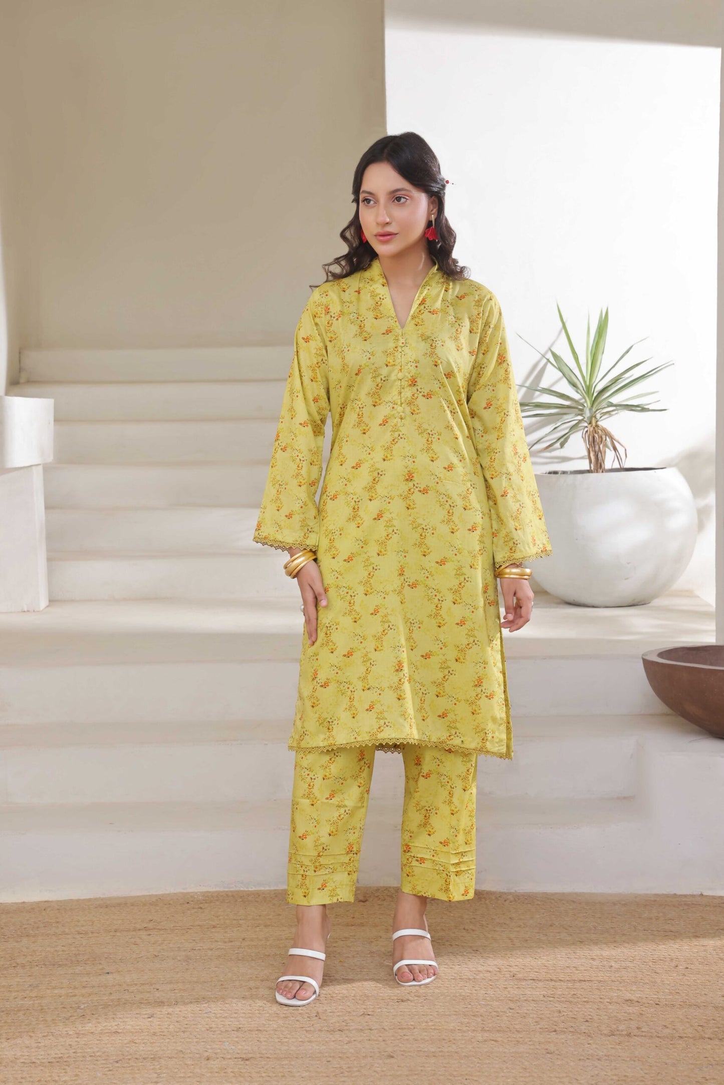CO-ORDS | 2Pc Luxury Digital Printed Lawn