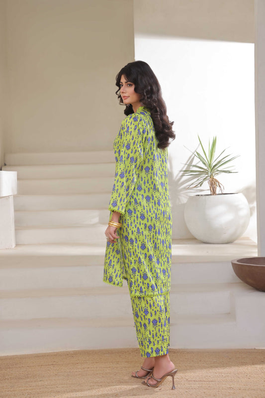 CO-ORDS | 2Pc Luxury Digital Printed Lawn