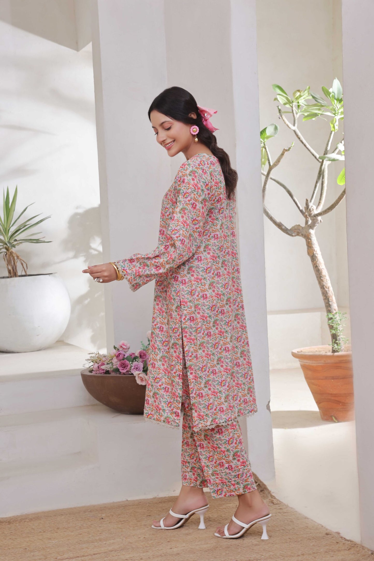 CO-ORDS | 2Pc Luxury Digital Printed Lawn