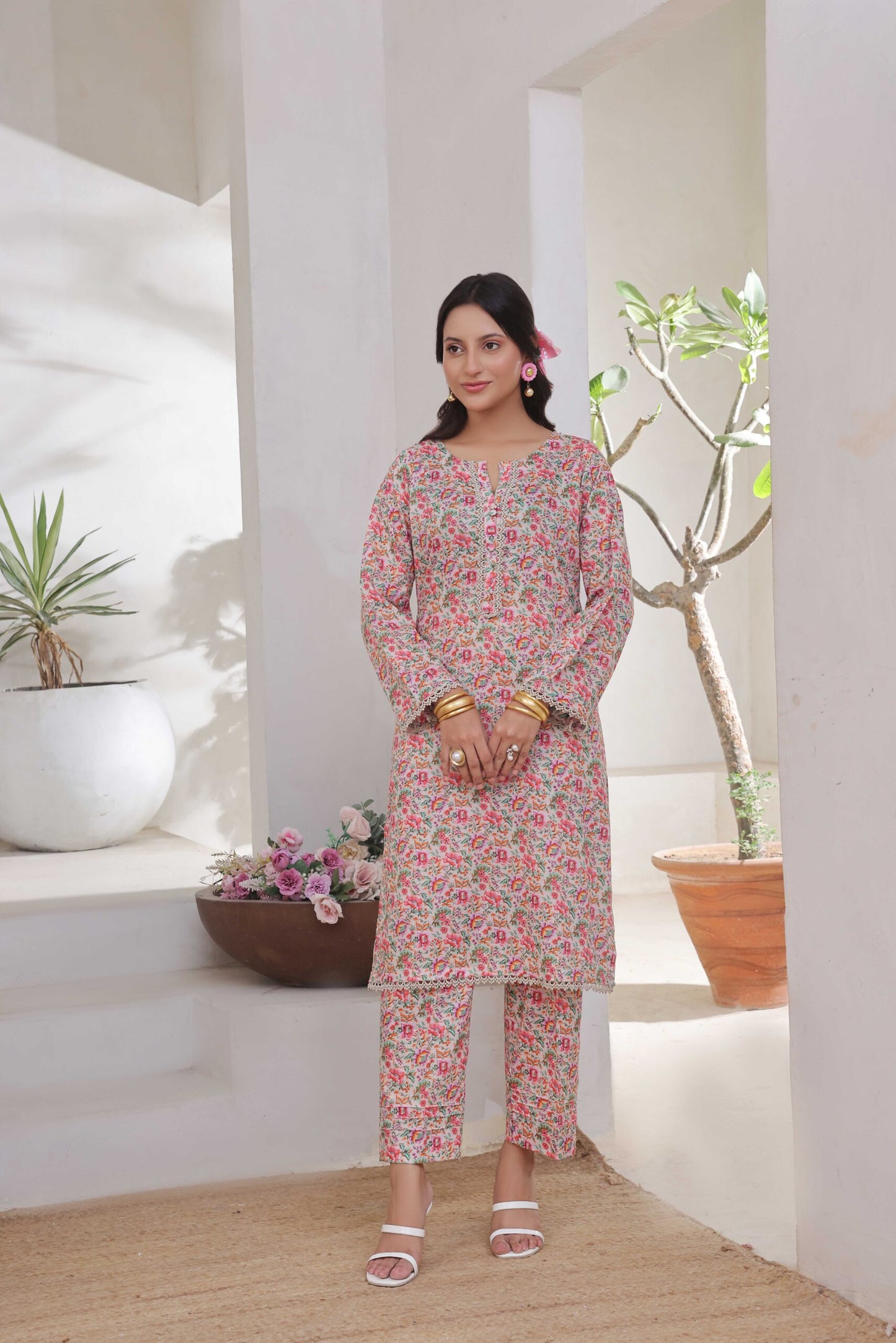 CO-ORDS | 2Pc Luxury Digital Printed Lawn